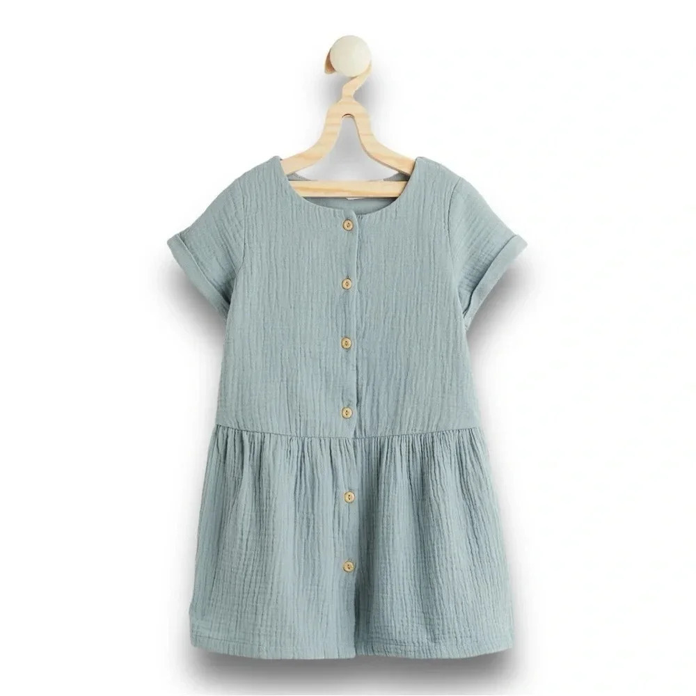 H&M | Gauzy Short-Sleeved Dress (6)